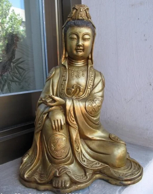 xiuli 003139 Tibet Buddhism Bronze Copper Gild Kwan-Yin Guan Yin Bodhisattva Buddha Statue
xiuli 003139 Tibet Buddhism Bronze Copper Gild Kwan-Yin Guan Yin Bodhisattva Buddha Statue