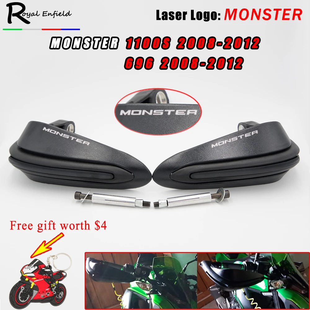 Black For Ducati MONSTER 1100S 2008-2012 MONSTER 696 2008-2012 Universal Motorcycle Hand Guards Motocross Dirtbike Handguards
Black For Ducati MONSTER 1100S 2008-2012 MONSTER 696 2008-2012 Universal Motorcycle Hand Guards Motocross Dirtbike Handguards