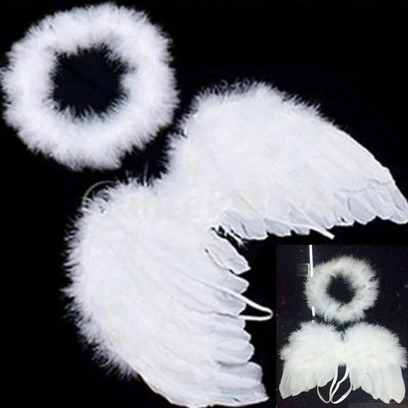 Lovely Baby Kids White Feather Angel Wings with Headband Headwear for Birthday Party Decoration Hot Sale 1 Set
Lovely Baby Kids White Feather Angel Wings with Headband Headwear for Birthday Party Decoration Hot Sale 1 Set