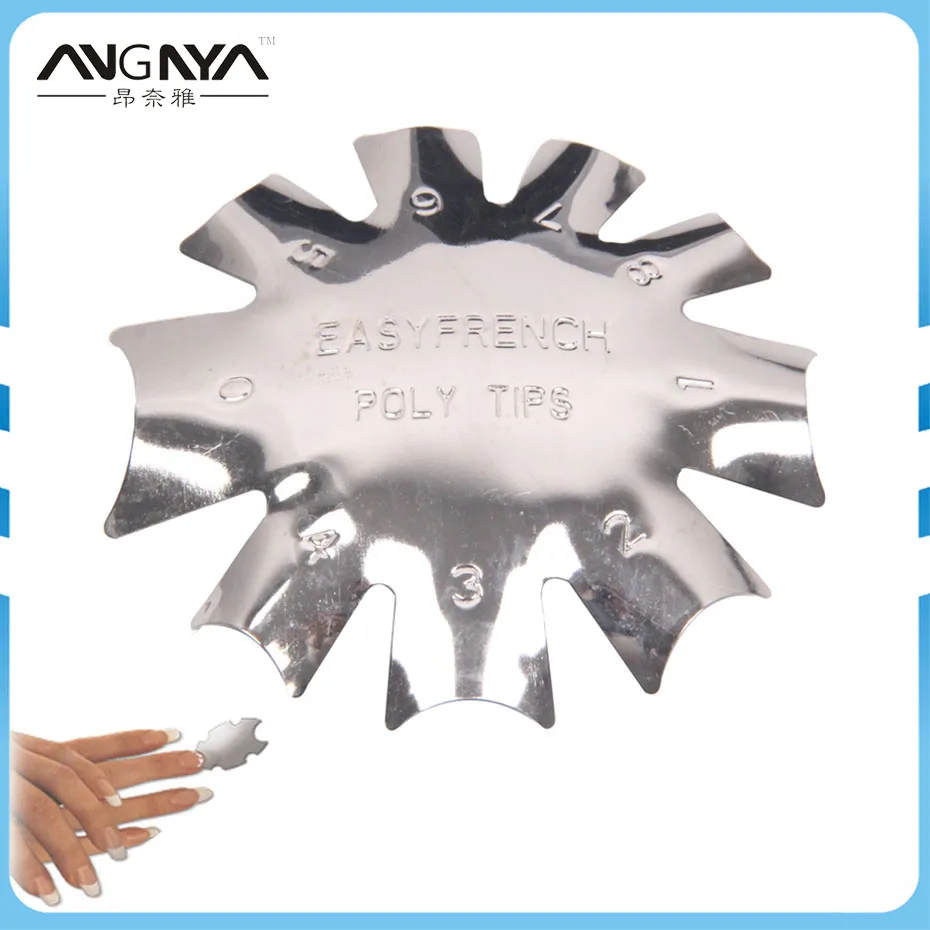 ANGNYA 10 Sizes Stainless Steel Edge Trimmer Nail Cutter Clipper Nail Gel Easy French Poly Tips Line Tools Single Piece A037
ANGNYA 10 Sizes Stainless Steel Edge Trimmer Nail Cutter Clipper Nail Gel Easy French Poly Tips Line Tools Single Piece A037