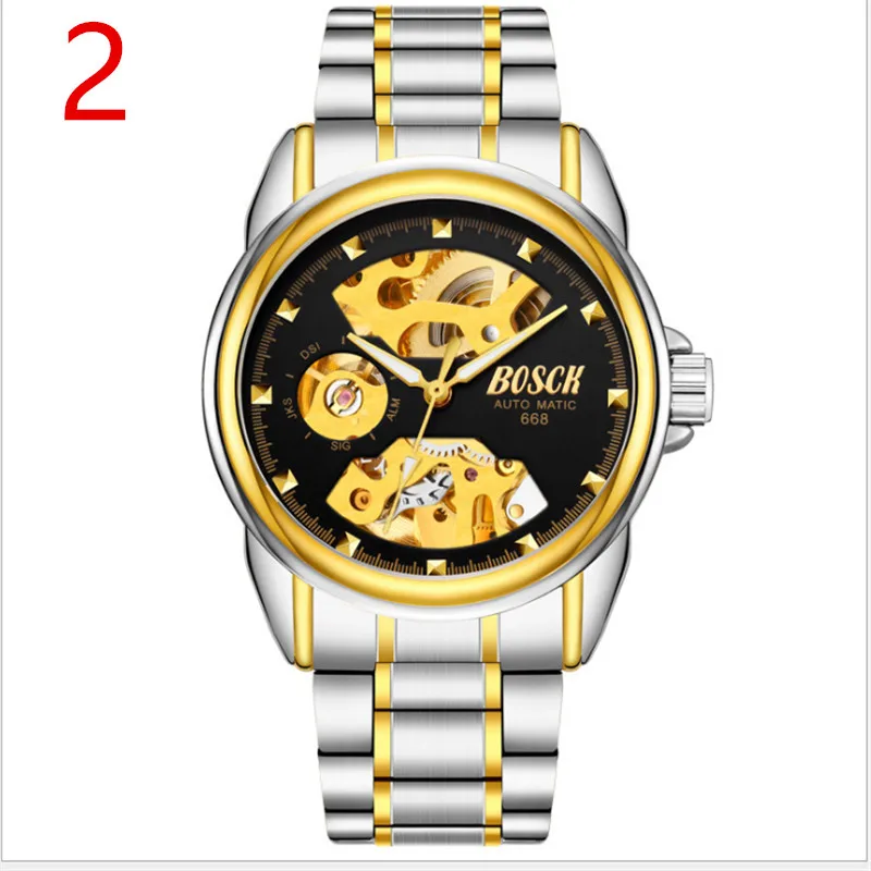 Men's steel waterproof automatic mechanical watch men's watch fashion tide multi-function men's watch
Men's steel waterproof automatic mechanical watch men's watch fashion tide multi-function men's watch