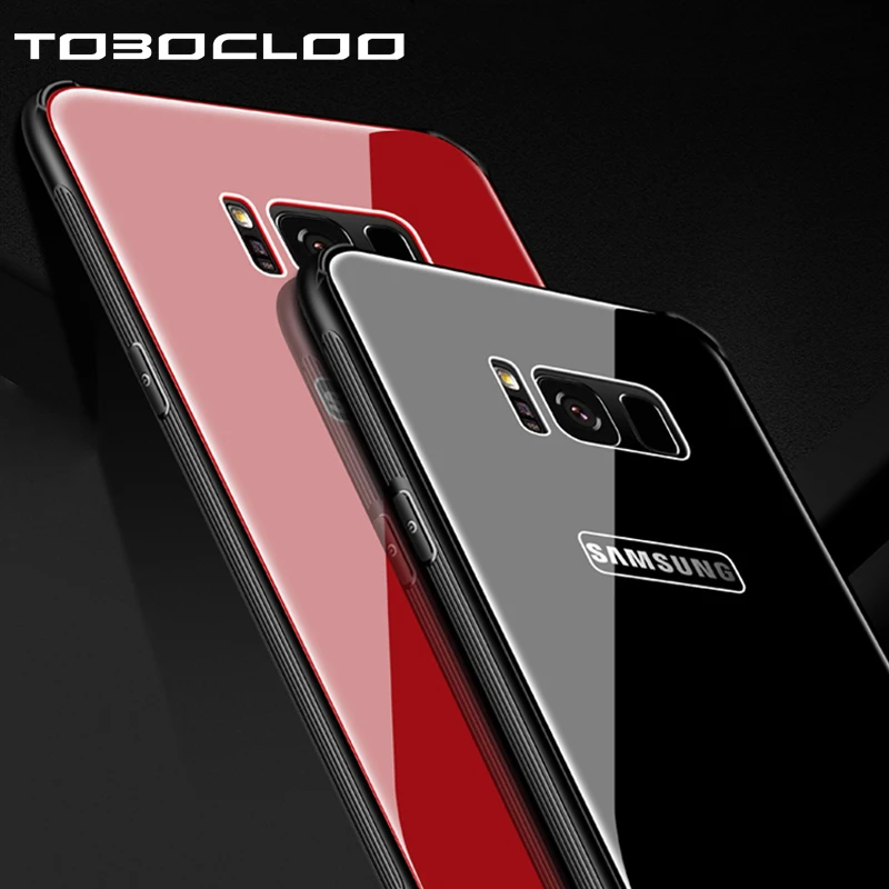 Tobocloo Mirror Silicone Edge For Samsung Galaxy S9 S8 Plus + Note 8 Rubber Soft Phone Cases Tempered Glass Back Case
Tobocloo Mirror Silicone Edge For Samsung Galaxy S9 S8 Plus + Note 8 Rubber Soft Phone Cases Tempered Glass Back Case