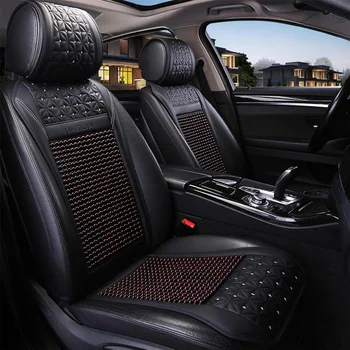 Universal Car Seat Cover Wood Beads Seat Cushion Cool Summer Breathable Leather Auto Seat Mat Auto Accessories
Universal Car Seat Cover Wood Beads Seat Cushion Cool Summer Breathable Leather Auto Seat Mat Auto Accessories