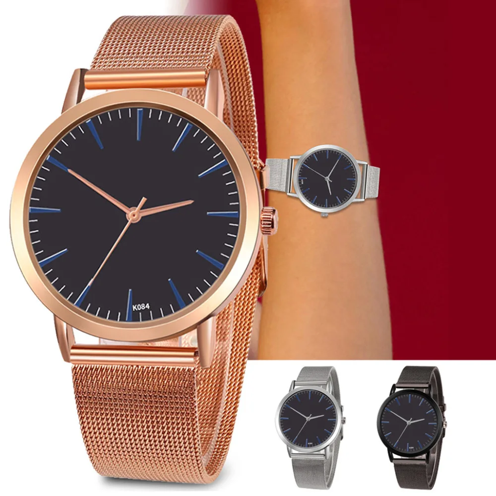 New Simple Style Women Watches Stainless Steel Mesh Belt Ladies Quartz WristWatch Retro Dress Gift Watch Clock Zegarek Damski#W
New Simple Style Women Watches Stainless Steel Mesh Belt Ladies Quartz WristWatch Retro Dress Gift Watch Clock Zegarek Damski#W