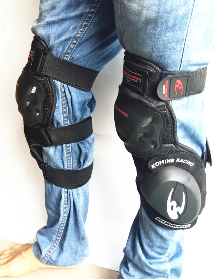 motorcycle knee pads over jeans