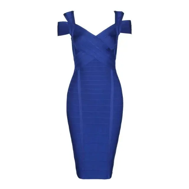 New Women Fashion Sexy V Neck Knee Length Rayon Bodycon HL Bandage Dress 2016 Elegant Knitted Designer Dress
New Women Fashion Sexy V Neck Knee Length Rayon Bodycon HL Bandage Dress 2016 Elegant Knitted Designer Dress