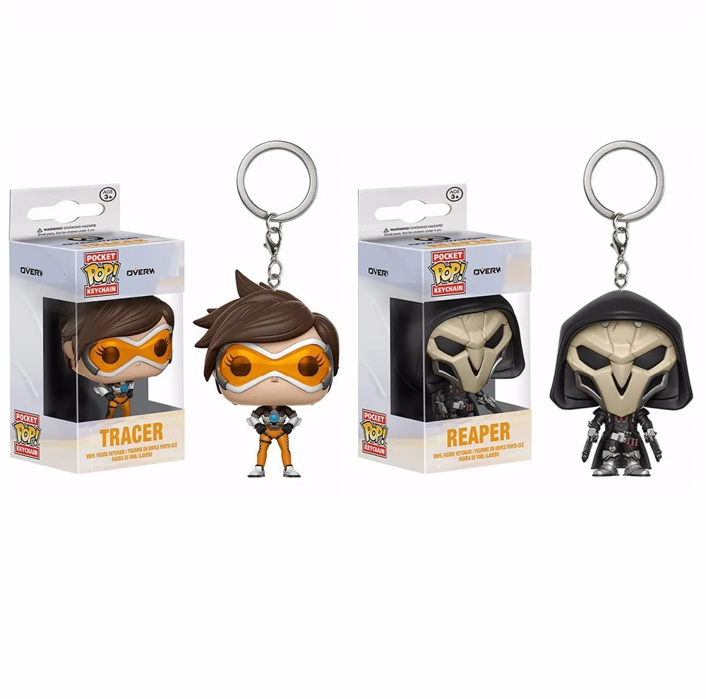 POP Anime OW Heroes Figure Over game TRACER REAPER Pocket Pop Keychain PVC action Figure Collection Toys for children
POP Anime OW Heroes Figure Over game TRACER REAPER Pocket Pop Keychain PVC action Figure Collection Toys for children