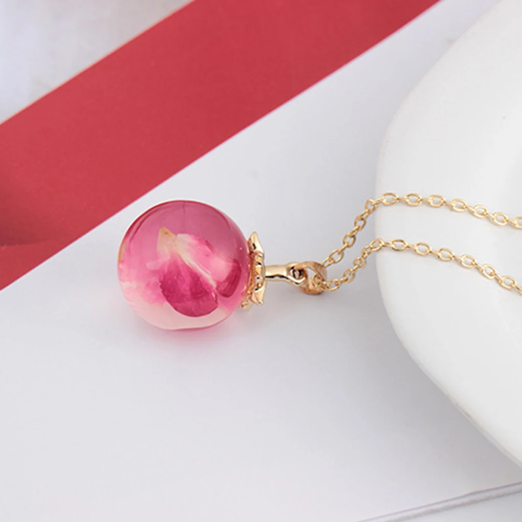 Women Love Heart Rose Petal Crystal Flower Glass Ball Necklace Glass Choker Chain Gift Jewelry
Women Love Heart Rose Petal Crystal Flower Glass Ball Necklace Glass Choker Chain Gift Jewelry