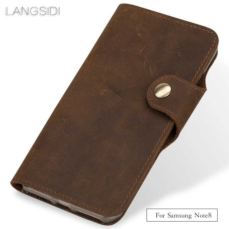 Wangcangli brand phone case Crocodile tabby fold deduction phone case For Samsung note8 cell phone package All handmade custom
Wangcangli brand phone case Crocodile tabby fold deduction phone case For Samsung note8 cell phone package All handmade custom