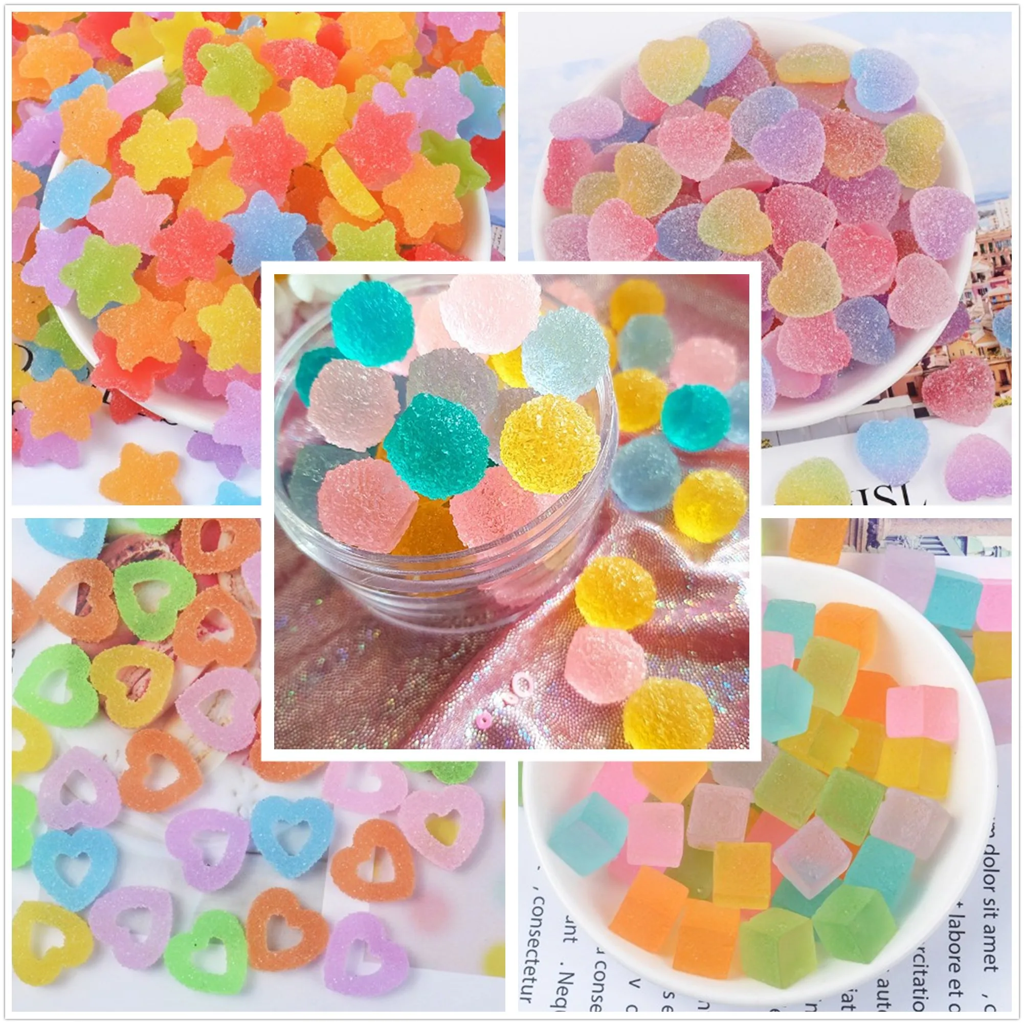 10pcs/lot flatback resin candy accessaries resin cabochons accessaries resin cartoon