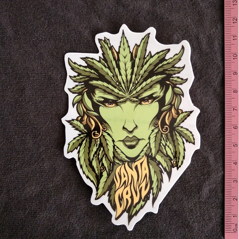 Santa Cruz Weed Goddess PVC cartoon stickers car stickers guitar bicycle refrigerator Buy 3 Free 1
Santa Cruz Weed Goddess PVC cartoon stickers car stickers guitar bicycle refrigerator Buy 3 Free 1