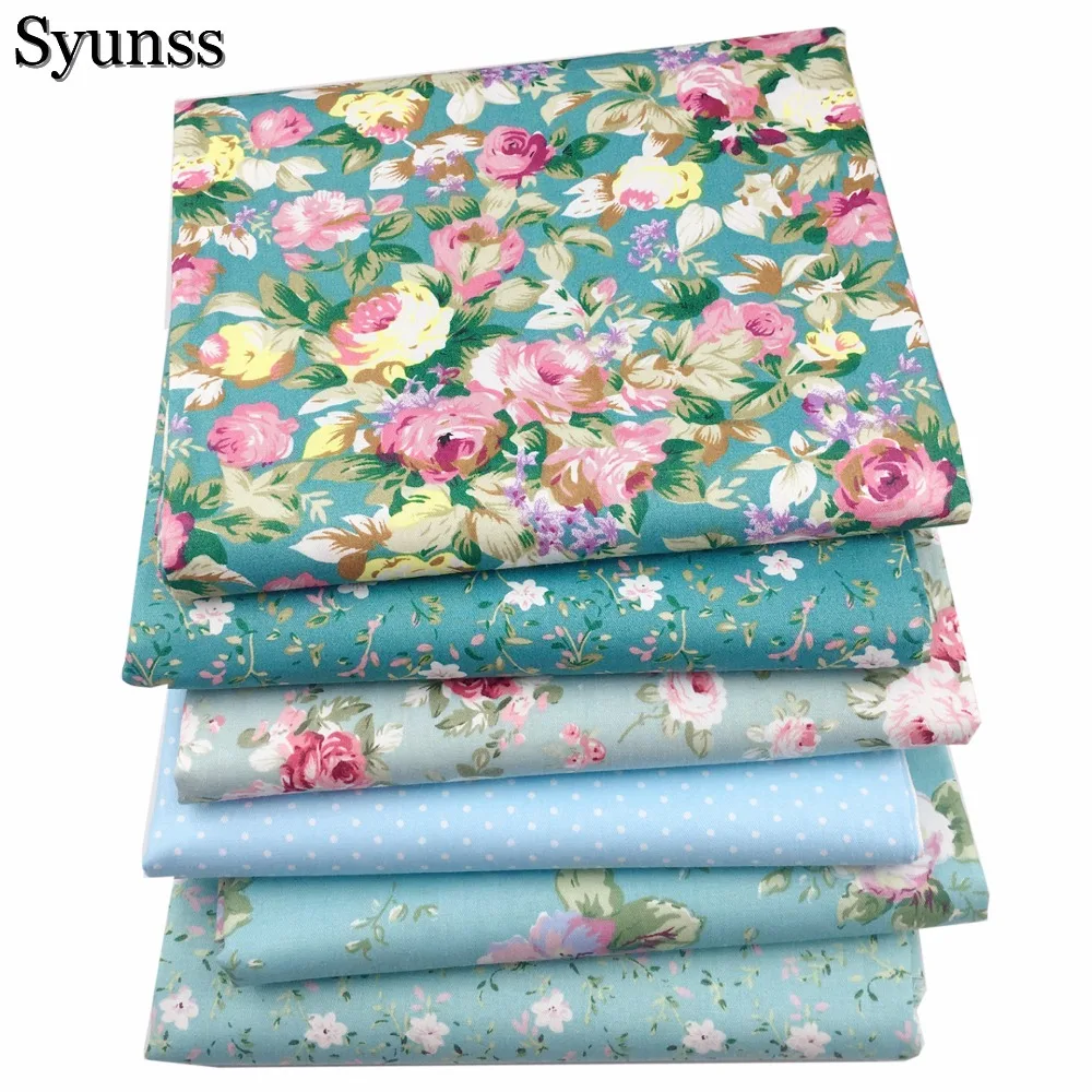Syunss Cotton Fabric Fat Quarte DIY Cloth Bedding Textiles Quilt Tilda Tissus Handmade Sewing Patchwork Baby Blue Floral Dot
Syunss Cotton Fabric Fat Quarte DIY Cloth Bedding Textiles Quilt Tilda Tissus Handmade Sewing Patchwork Baby Blue Floral Dot