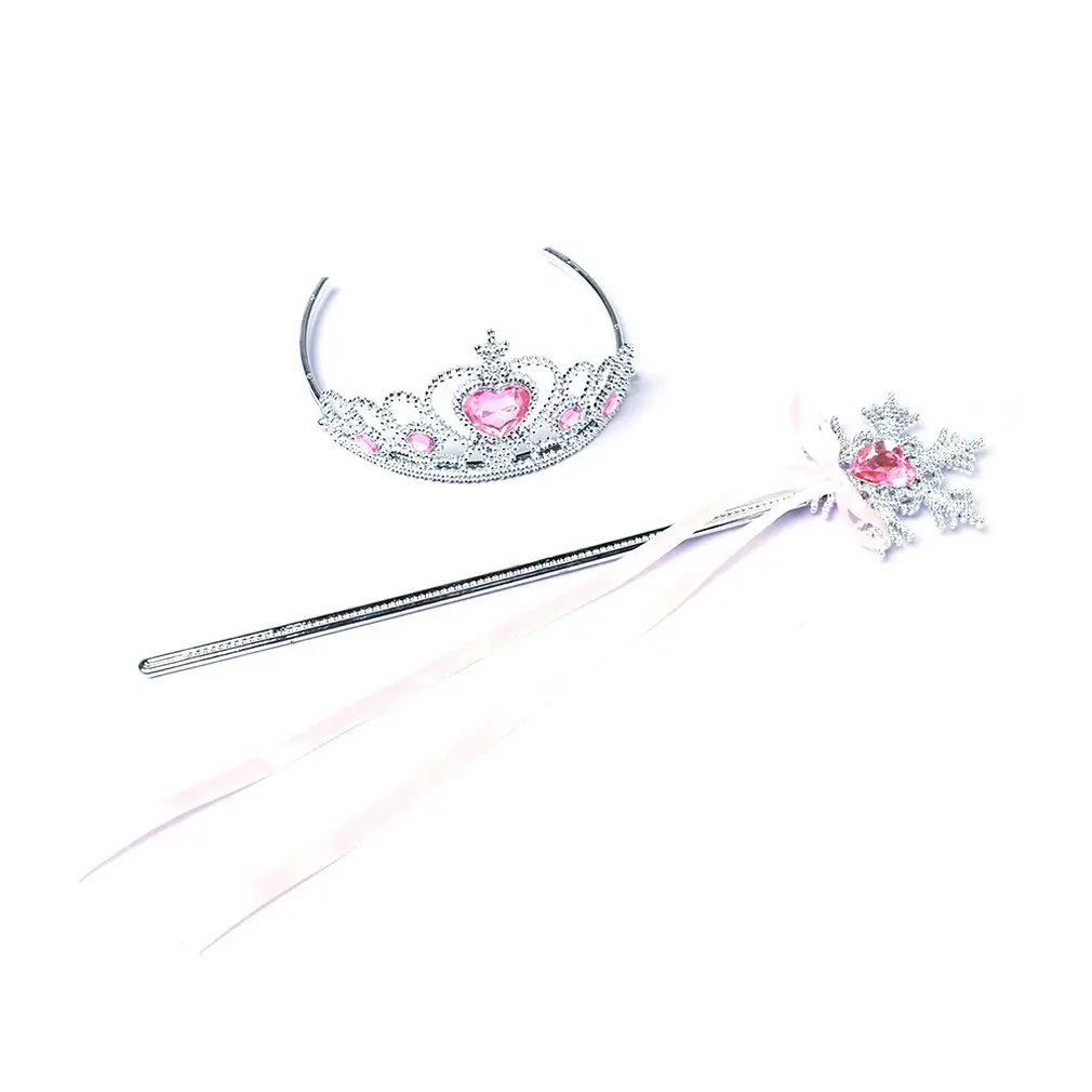 Princess crown set princess jewelry children's heart with diamond crown magic wand
Princess crown set princess jewelry children's heart with diamond crown magic wand