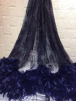 newest 3D flower with feather embroidery french net lace fabric with gillier JOY-7508 for wedding dress/evening dress
newest 3D flower with feather embroidery french net lace fabric with gillier JOY-7508 for wedding dress/evening dress