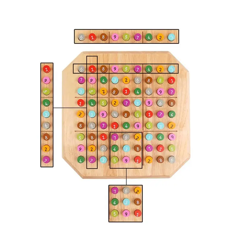Logical Sudoku Training Educational Intellectual Table Toy Board Game Checkerboard Puzzle for Children kids
Logical Sudoku Training Educational Intellectual Table Toy Board Game Checkerboard Puzzle for Children kids