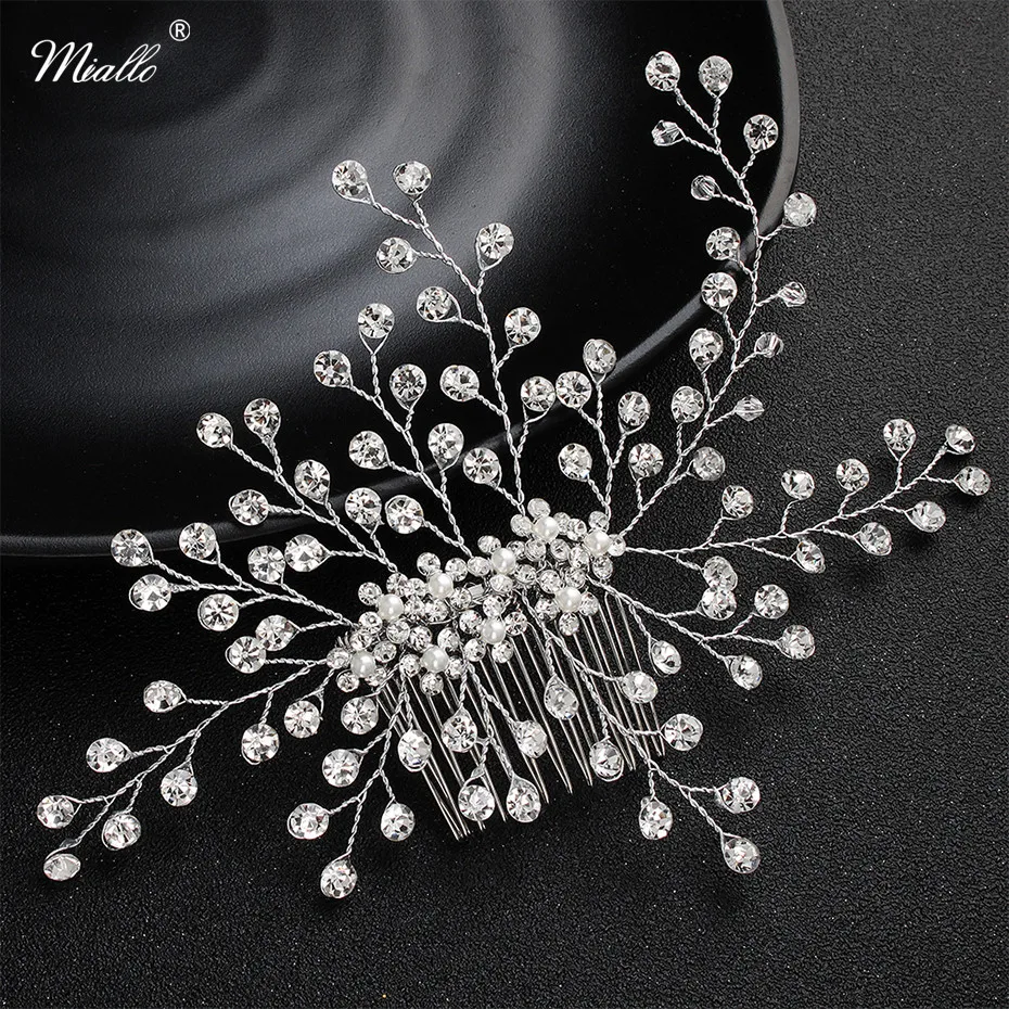Miallo Wholesale Handmade Austrian Crystal Flowers Vine Hair Combs Factory Outlet Wedding Hair Jewelry Bridal Headpieces
Miallo Wholesale Handmade Austrian Crystal Flowers Vine Hair Combs Factory Outlet Wedding Hair Jewelry Bridal Headpieces