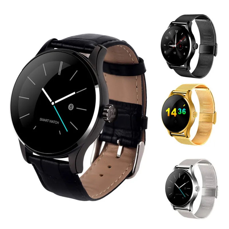 K88H Smart Watch Round Screen Support Heart Rate Monitor Bluetooth SmartWatch For Apple Huawei Xiaomi Phone IOS Android
K88H Smart Watch Round Screen Support Heart Rate Monitor Bluetooth SmartWatch For Apple Huawei Xiaomi Phone IOS Android