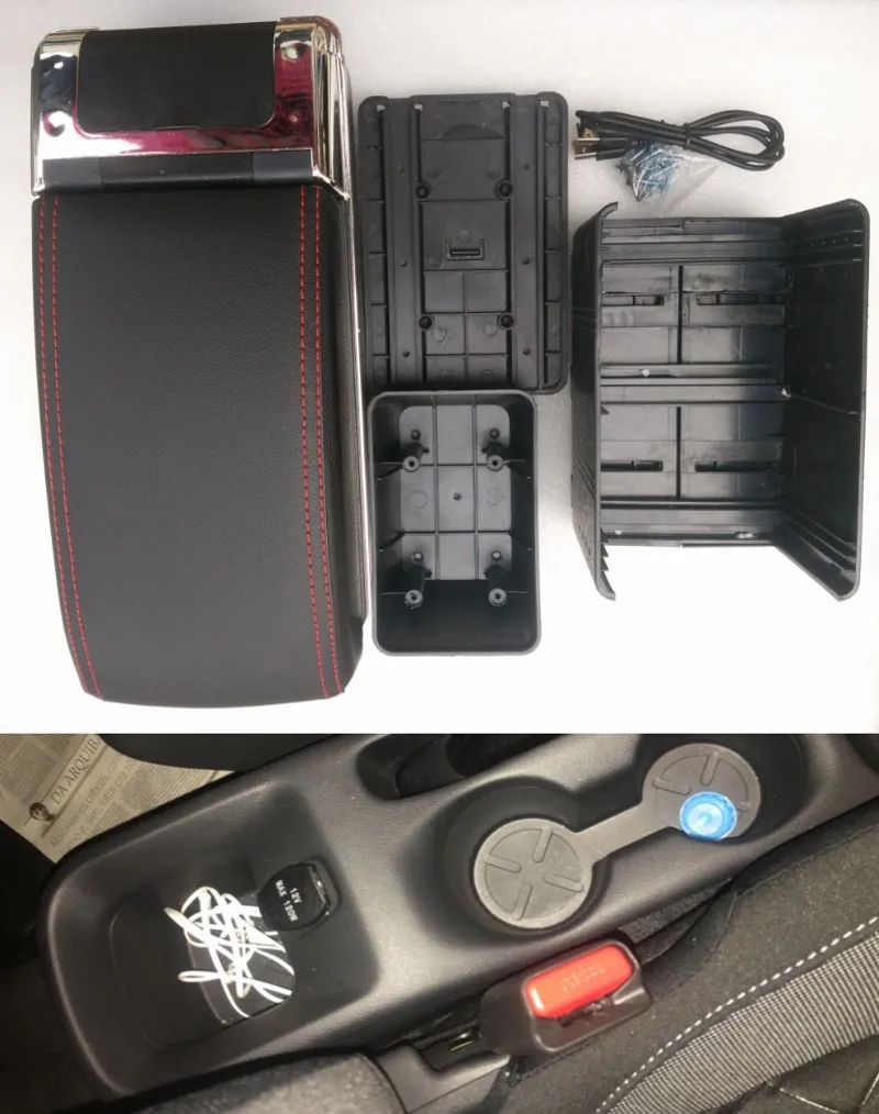 For Nissan Kicks armrest box central Store content box with cup holder ashtray Generic model 2017 2018
For Nissan Kicks armrest box central Store content box with cup holder ashtray Generic model 2017 2018