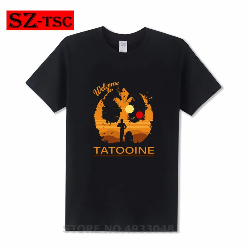 Welcome to Tatooine Star Wars T-Shirt Fashion Cotton Men Short Sleeve O-Neck Tee Shirts Vintage Style Simple Breathable T Shirts
Welcome to Tatooine Star Wars T-Shirt Fashion Cotton Men Short Sleeve O-Neck Tee Shirts Vintage Style Simple Breathable T Shirts