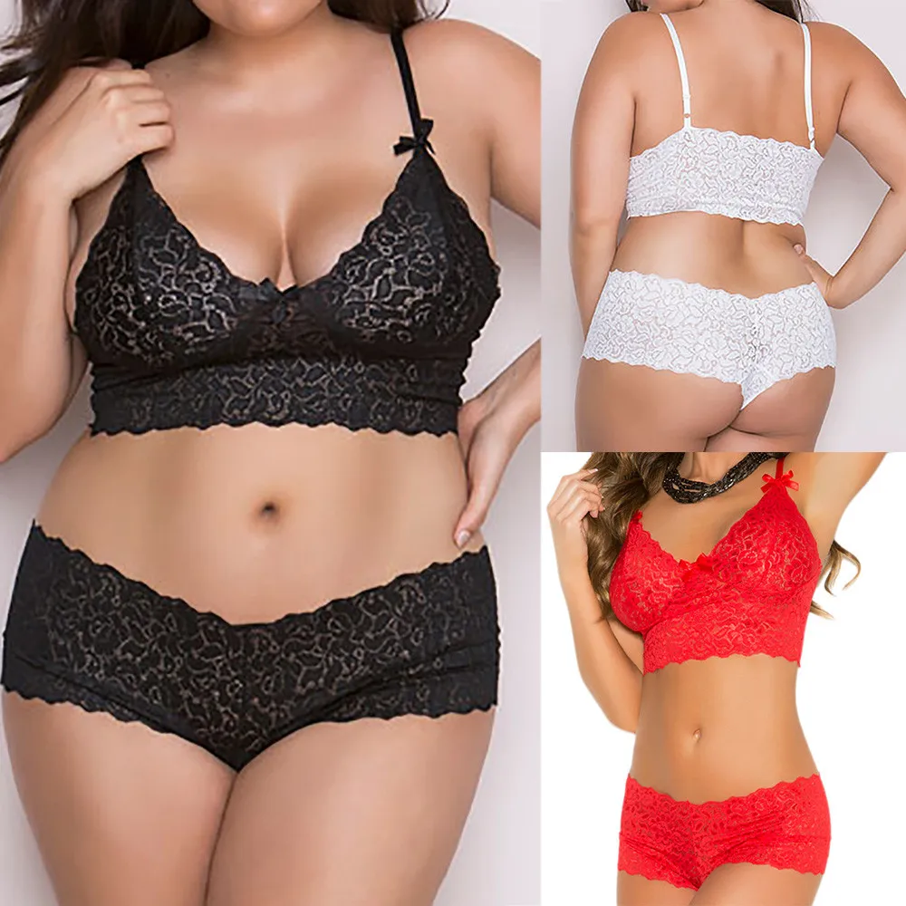 Large Size Women Sexy Lingerie Hot Erotic Corset Lace Push Up Vest Top Bra+Pants Set Underwear Suit Yoga Clothes Brief Sets #DQ
Large Size Women Sexy Lingerie Hot Erotic Corset Lace Push Up Vest Top Bra+Pants Set Underwear Suit Yoga Clothes Brief Sets #DQ