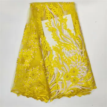 yellow French Lace Material 2019 High Quality Net African Lace Fabrics With Beaded For Wedding Nigerian Tulle Lace Fabric
yellow French Lace Material 2019 High Quality Net African Lace Fabrics With Beaded For Wedding Nigerian Tulle Lace Fabric