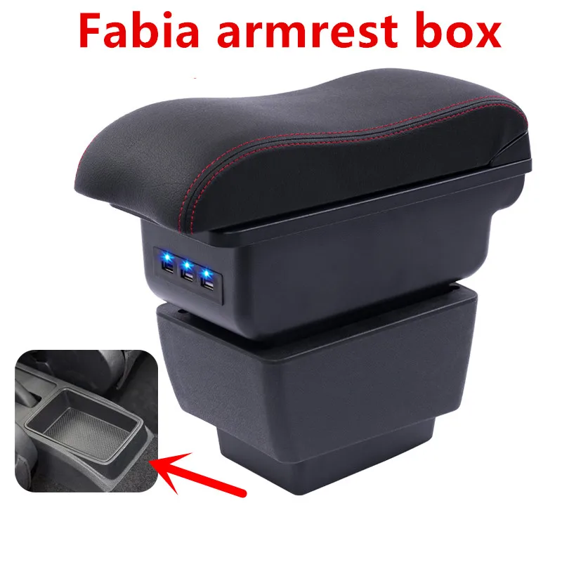 For New Fabia armrest box central Store content Storage skoda Fabia 3 armrest box with cup holder ashtray USB 2015-2017
For New Fabia armrest box central Store content Storage skoda Fabia 3 armrest box with cup holder ashtray USB 2015-2017