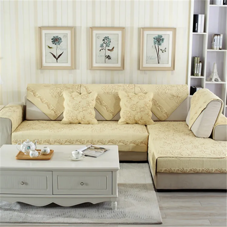 Pastoral cotton washed embroidered rose sofa cushion non-slip leather sofa cushion cover
Pastoral cotton washed embroidered rose sofa cushion non-slip leather sofa cushion cover