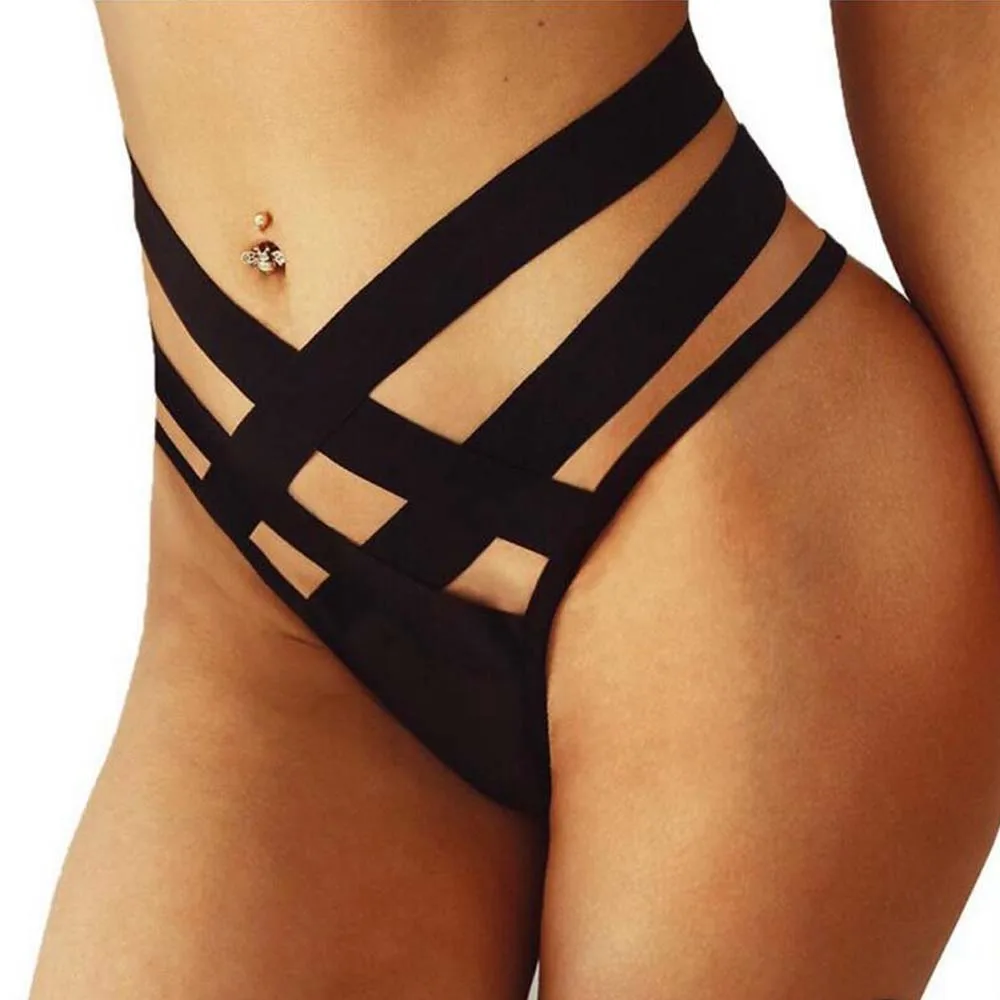 Women Sexy Hollow Cross See-through High Waist Knickers G-string Panties Thongs Lingerie Underwear Briefs S-3XL
Women Sexy Hollow Cross See-through High Waist Knickers G-string Panties Thongs Lingerie Underwear Briefs S-3XL