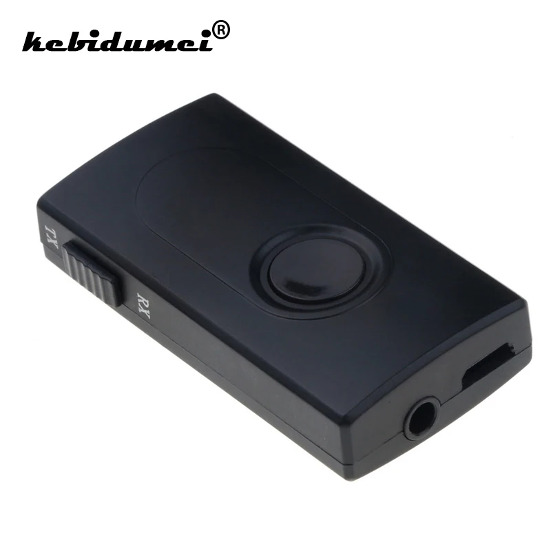 kebidu 2 in 1 Wireless Bluetooth V4.2 Transmitter Receiver A2DP 3.5mm Adapter Stereo Audio Dongle For TV Car /Home Speakers MP3 |
