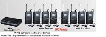 2018 Stage Monitor System New wireless system wpm-200 in ear monitor system 1 Transmitter 8 Receivers 8 In-Ear Earphone free Via
2018 Stage Monitor System New wireless system wpm-200 in ear monitor system 1 Transmitter 8 Receivers 8 In-Ear Earphone free Via