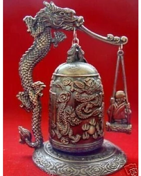 Copper Brass CHINESE crafts decoration Asian Excellent Tibet Dragon buddha Bell Vintage Tibet-Silver old copper fast shipping
Copper Brass CHINESE crafts decoration Asian Excellent Tibet Dragon buddha Bell Vintage Tibet-Silver old copper fast shipping