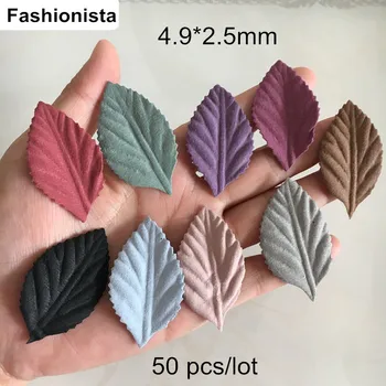 50 pcs Fabric Leaves for Scrapbook Craft Supply Wedding Embellishment Card Making 4.9*2.5cm - Choose your colors
50 pcs Fabric Leaves for Scrapbook Craft Supply Wedding Embellishment Card Making 4.9*2.5cm - Choose your colors
