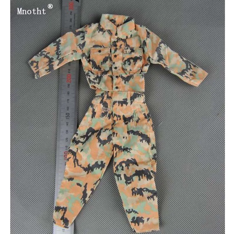 Mnotht 1/6 Male Soldier Clothes Accessory Camouflage Shirt Jacket Pants Suit Model For 12'' Doll Body Action Figure Annex 
Mnotht 1/6 Male Soldier Clothes Accessory Camouflage Shirt Jacket Pants Suit Model For 12'' Doll Body Action Figure Annex