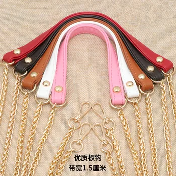 Simulation leather Multicolor Lady bag Strap metal chain diy Crossbody bag Shoulder Bags Accessories 1.5cm wide 120cm length
Simulation leather Multicolor Lady bag Strap metal chain diy Crossbody bag Shoulder Bags Accessories 1.5cm wide 120cm length