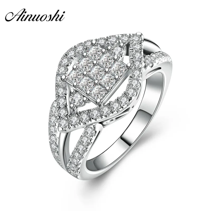 AINUOSHI Classic 925 Sterling Silver Women Wedding Ring Lady Engagement Anniversary Hallow Ring Party Anniversary Girls Jewelry
AINUOSHI Classic 925 Sterling Silver Women Wedding Ring Lady Engagement Anniversary Hallow Ring Party Anniversary Girls Jewelry