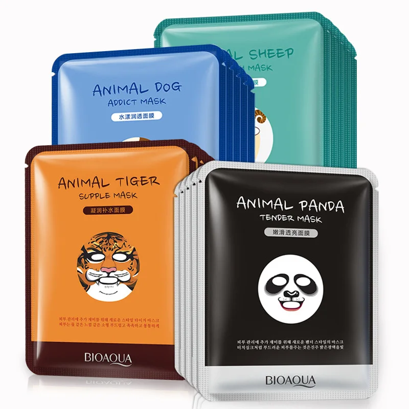 1 PCS Tiger Panda Sheep Dog Face Mask Deep Moisturizing Sheet Mask Oil Control Hydrating Cute Animal Face Masks Korean Mask
1 PCS Tiger Panda Sheep Dog Face Mask Deep Moisturizing Sheet Mask Oil Control Hydrating Cute Animal Face Masks Korean Mask