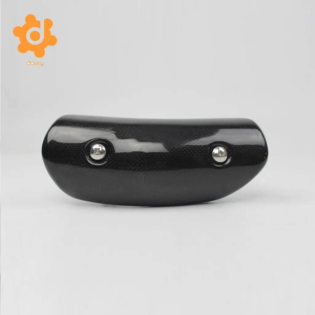 Motorcycle Exhaust Muffler Cover Carbon Fiber Protector Heat Shield Covers