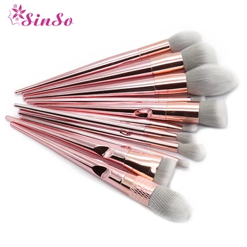 Sinso 10pcs/set Pink makeup brushes set for blusher foundation powder blush eyeshadow kabuki make up brush beauty cosmetic tool
Sinso 10pcs/set Pink makeup brushes set for blusher foundation powder blush eyeshadow kabuki make up brush beauty cosmetic tool