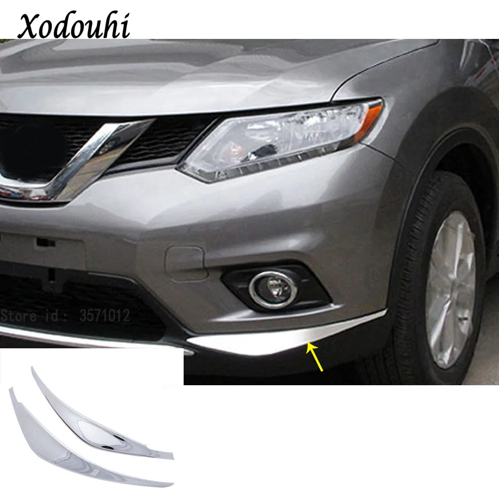 For Nissan X-Trail XTrail T32/Rogue 2014 2015 2016 Car front side bumper corner trim frame stick ABS Chrome anti-rub cover 2pcs
For Nissan X-Trail XTrail T32/Rogue 2014 2015 2016 Car front side bumper corner trim frame stick ABS Chrome anti-rub cover 2pcs