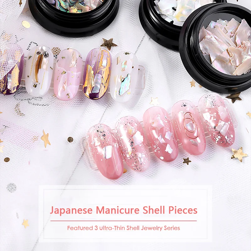 1box 3D Natural Color Shell Shell Irregular Nail Art Decorations UV Gel Flake Slider Nails Shimmer Pearl Jewelry Tips Manicure
1box 3D Natural Color Shell Shell Irregular Nail Art Decorations UV Gel Flake Slider Nails Shimmer Pearl Jewelry Tips Manicure