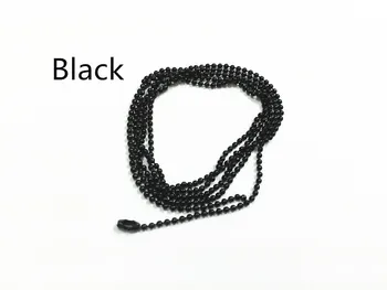 Newest ! Electrophoresis Black ,70cm Long , 1.5mm Beads Size , 100pcs/lot Ball Chain Connector For Fashion Jewelry Making 
Newest ! Electrophoresis Black ,70cm Long , 1.5mm Beads Size , 100pcs/lot Ball Chain Connector For Fashion Jewelry Making