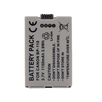 WHCYonline 1150mAh BP-110 BP 110 BP110 Camera Battery For Canon HFR206 R21 R20 R200 R28 R26
WHCYonline 1150mAh BP-110 BP 110 BP110 Camera Battery For Canon HFR206 R21 R20 R200 R28 R26