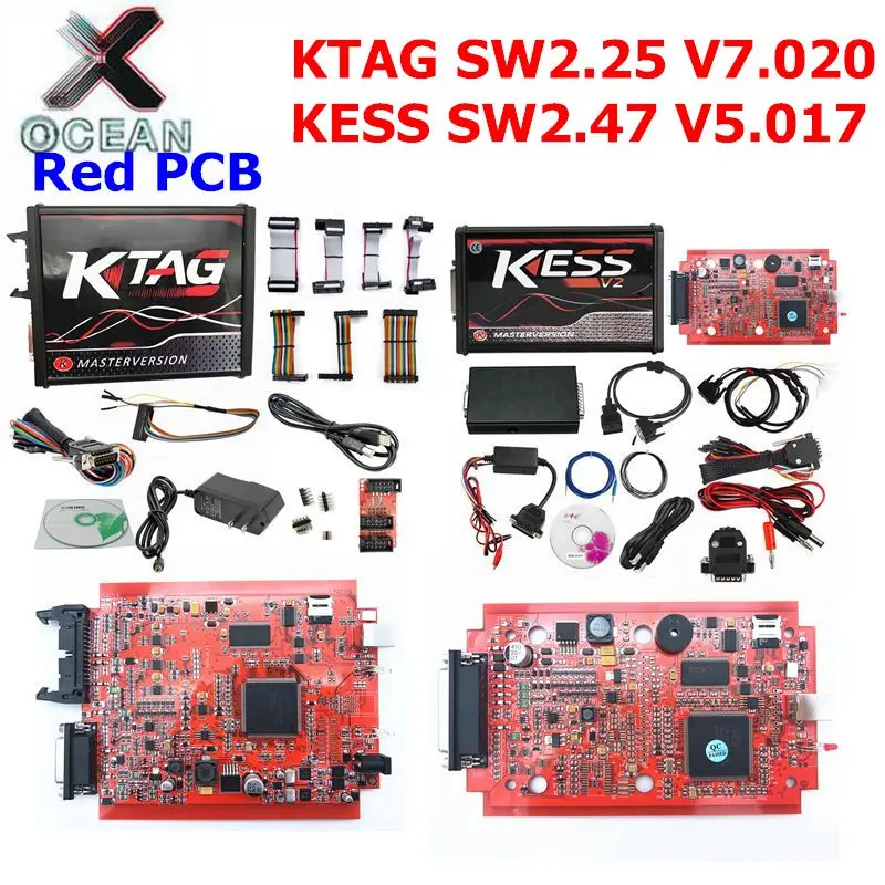 Online V2.53 EU Red Kess V5.017 OBD2 Manager Tuning Kit KTAG V7.020 4 LED Kess V2 5.017 BDM Frame K-TAG 7.020 ECU Programmer
Online V2.53 EU Red Kess V5.017 OBD2 Manager Tuning Kit KTAG V7.020 4 LED Kess V2 5.017 BDM Frame K-TAG 7.020 ECU Programmer