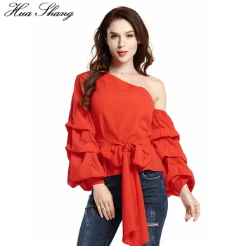 Huashang Chiffon Blouse Tops Women 2018 Fashion Puff Long Sleeve Off Shoulder Sexy Summer Top Lace Up Bow Tie Red Chiffon Blouse
Huashang Chiffon Blouse Tops Women 2018 Fashion Puff Long Sleeve Off Shoulder Sexy Summer Top Lace Up Bow Tie Red Chiffon Blouse
