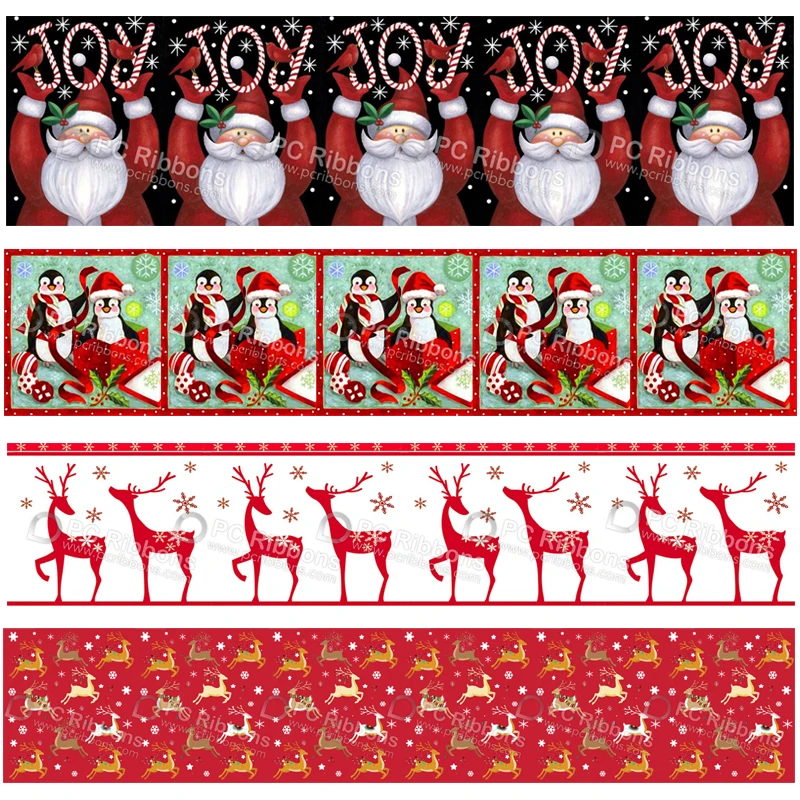 Custom white Christmas Series Printed grosgrain polyester ribbon red DIY handmade materials christmas wrapping ribbons 50 yards
Custom white Christmas Series Printed grosgrain polyester ribbon red DIY handmade materials christmas wrapping ribbons 50 yards