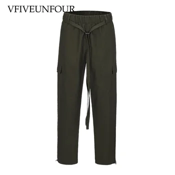 VFIVEUNFOUR 2019 Sweatpants Ankle Drawstring Casual Track Pants Hip hop Loose Fit Elastic Waist Trousers Army green black Pants
VFIVEUNFOUR 2019 Sweatpants Ankle Drawstring Casual Track Pants Hip hop Loose Fit Elastic Waist Trousers Army green black Pants