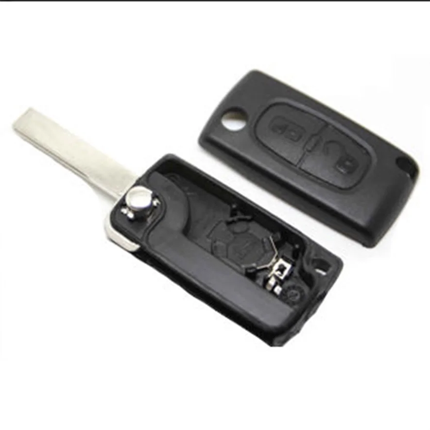 Uncut Blade Key Protection Cover Holder Flip Remote Key Case Shell for CITROEN C3 2 Buttons Replacement
Uncut Blade Key Protection Cover Holder Flip Remote Key Case Shell for CITROEN C3 2 Buttons Replacement