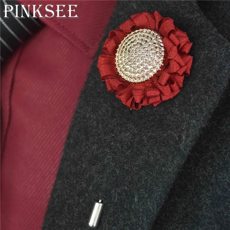PINKSEE Handmade Flower Men's Clothing Shirt Fabric Corsage Brooch Sunflower Wedding Party Dress Suit Decoration Jewelry Gifts
PINKSEE Handmade Flower Men's Clothing Shirt Fabric Corsage Brooch Sunflower Wedding Party Dress Suit Decoration Jewelry Gifts
