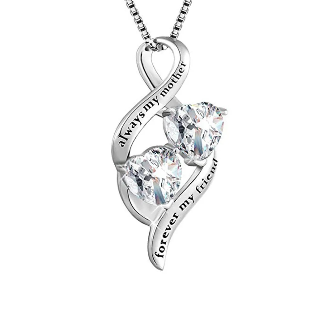 Fashion Silver Accessories MOM Beauty Necklace Jewelry Mother's Gift Women Sisters Friendship Jewelry Crystal Rhinestones 5.15
Fashion Silver Accessories MOM Beauty Necklace Jewelry Mother's Gift Women Sisters Friendship Jewelry Crystal Rhinestones 5.15