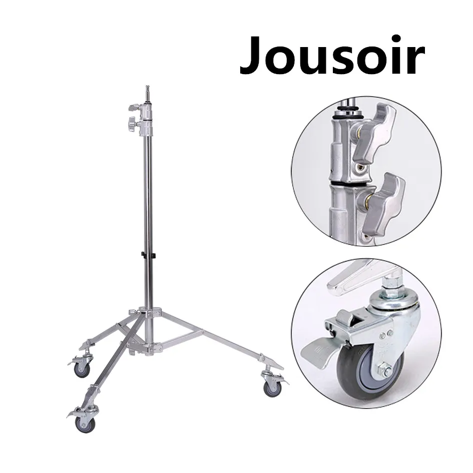 10 Feet height Load 22 lbs Heavy Tripod stand with wheel For camera studio Moive CD15
10 Feet height Load 22 lbs Heavy Tripod stand with wheel For camera studio Moive CD15